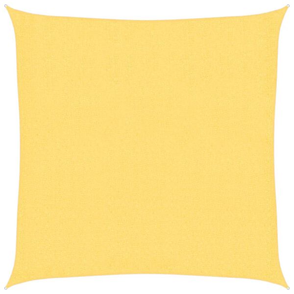 vidaXL Pânză parasolar, bej, 3x3 m, HDPE, 160 g/m²