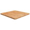 vidaXL Blat masă pătrat maro deschis 60x60x2,5 cm lemn stejar tratat