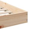 vidaXL Cadru de pat Maro 80 x 200 cm Lemn de pin masiv