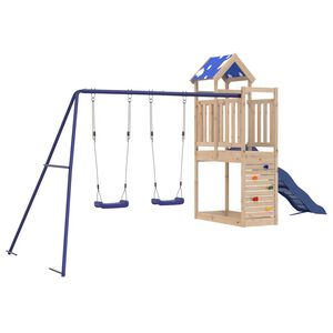 vidaXL Set de joacă pentru exterior, lemn masiv de pin