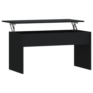 vidaXL Măsuță de cafea, negru, 102x50,5x52,5 cm, lemn prelucrat