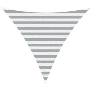 vidaXL P&acirc;nză de umbră Gri deschis și alb. 2 x 2 x 2 m