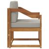 vidaXL Canapea de exterior Lemn de acacia solid și poliester