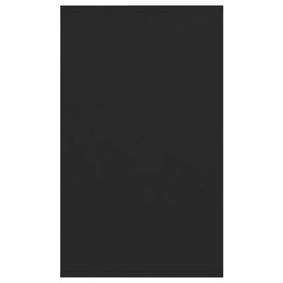 vidaXL Servantă cu 3 sertare, negru, 120x41x75 cm, PAL