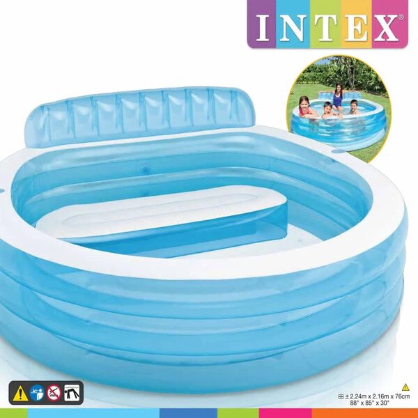 Intex Centru gonflabil cu piscină Family Lounge Pool, 57190NP