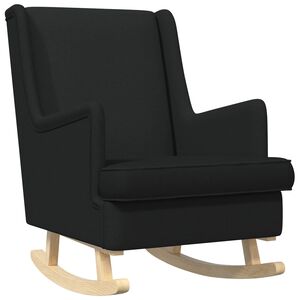 vidaXL Scaun balansoar Negru 62 x 80 x 85 cm țesătură