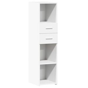 vidaXL Dulap &icirc;nalt, alb, 30x42,5x124 cm, lemn prelucrat