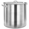 vidaXL Oală de supă, 40 x 40 cm, inox, 50 L