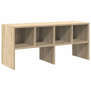 vidaXL Suport pantofi stivuibil Stejar Sonoma 89,5x30x40 cm