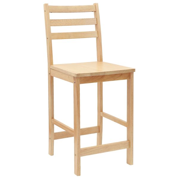 vidaXL Scaune de dining 2 pcs natural 40 x 47,5 x 99,5 cm