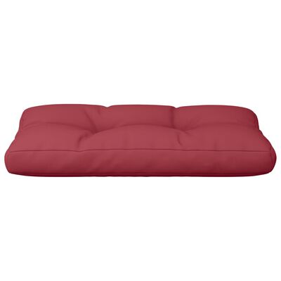 vidaXL Pernă canapea din paleți, roșu vin, 80 x 40 x 12 cm