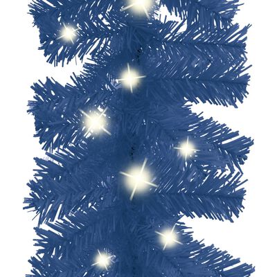 vidaXL Ghirlandă de Crăciun cu lumini LED, albastru, 10 m