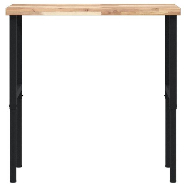 vidaXL Banc lucru 100x60x(73-99,5) cm lemn masiv acacia dreptunghiular