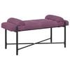 vidaXL Bancă cu butoane și perne Violet 110 x 40 x 46 cm Catifea