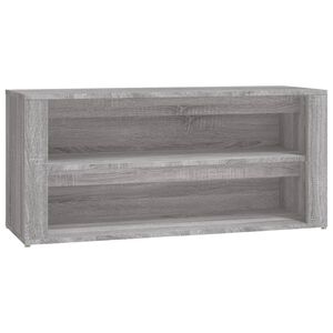 vidaXL Pantofar, gri sonoma, 100x35x45 cm, lemn prelucrat