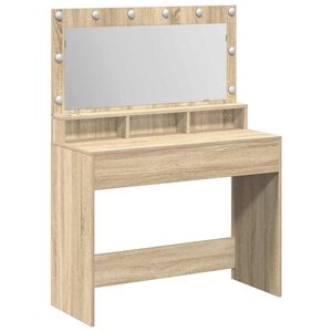 vidaXL Masă de Machiaj Stejar Sonoma 100 x 41 x 135 cm Lemn prelucrat