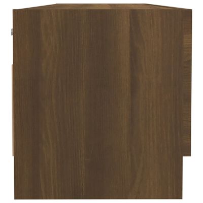 vidaXL Șifonier, stejar maro, 100x32,5x35 cm, lemn prelucrat