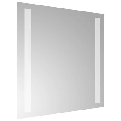 vidaXL Oglindă cu LED de baie, 30x30 cm