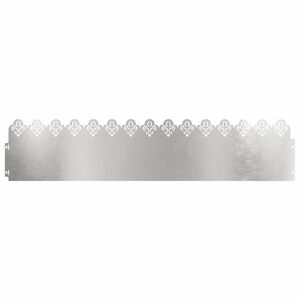 vidaXL Borduri pentru gazon 10 pcs Argintiu 103 x 0,05 x 22 cm