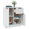 vidaXL Dulap, alb, 60x30x70 cm, lemn prelucrat