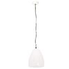 vidaXL Lampă suspendată industrială, 25 W, alb, 32 cm, E27, rotund