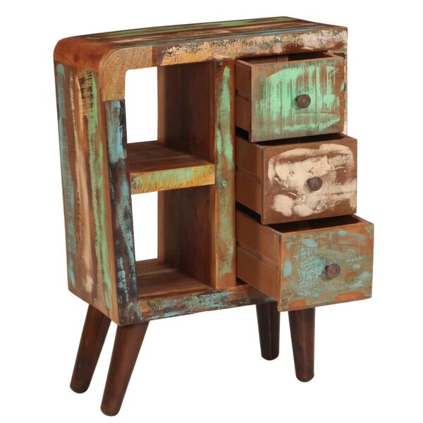 vidaXL Dulap, 55x30x80 cm, lemn masiv reciclat