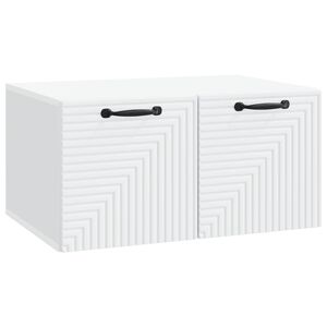 vidaXL Oglindă TV montată pe perete Pe perete Alb 59,5 x 41 x 30 cm