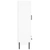 vidaXL Dulap înalt, alb, 69,5x31x115 cm, lemn prelucrat