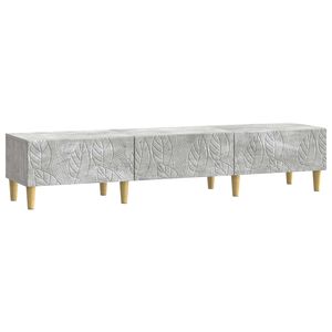 vidaXL Cabinet TV 147 x 34,5 x 30 cm Gri Beton Lemn prelucrat