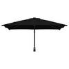 vidaXL Parasol de Grădină Negru 248.5 x 247.5 x 160 cm țesătură