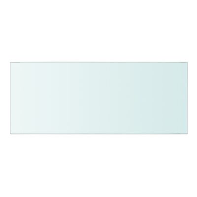 vidaXL Rafturi, 2 buc., 50 x 20 cm, panouri sticlă transparentă