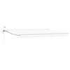 vidaXL Cort electric retractabil Alb 4,5 &times; 3 m
