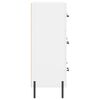 vidaXL Servantă, alb, 69,5x34x90 cm, lemn compozit