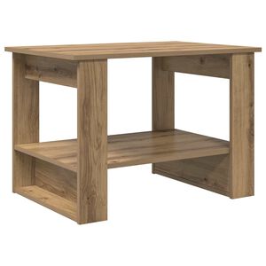 vidaXL Masă de cafea Stejar Artizanal 72 x 50 x 50 cm Lemn prelucrat