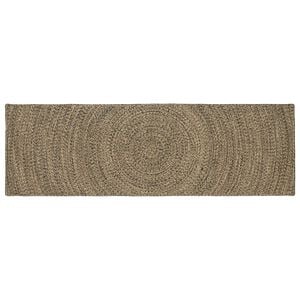 vidaXL Covoare de zonă Natural și Negru 80 x 300 cm Iută
