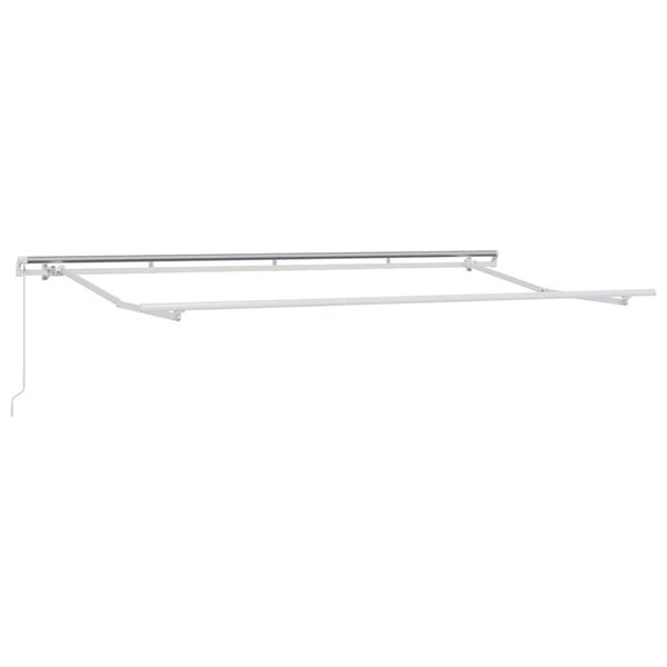 vidaXL Cortina Retractabilă Manual Albastru și Alb 400 x 200 cm