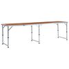 vidaXL Masă de camping pliabilă, 240 x 60 cm, aluminiu