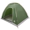 vidaXL Cort de Camping 2 persoană Verde Poliester 185T cu finisaj PU