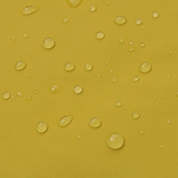 vidaXL Pelerină de ploaie lungă impermeabilă cu glugă XXL, galbenă