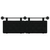 vidaXL Cap de pat suspendat Pe perete Negru 130 x 55 x 5 cm Catifea