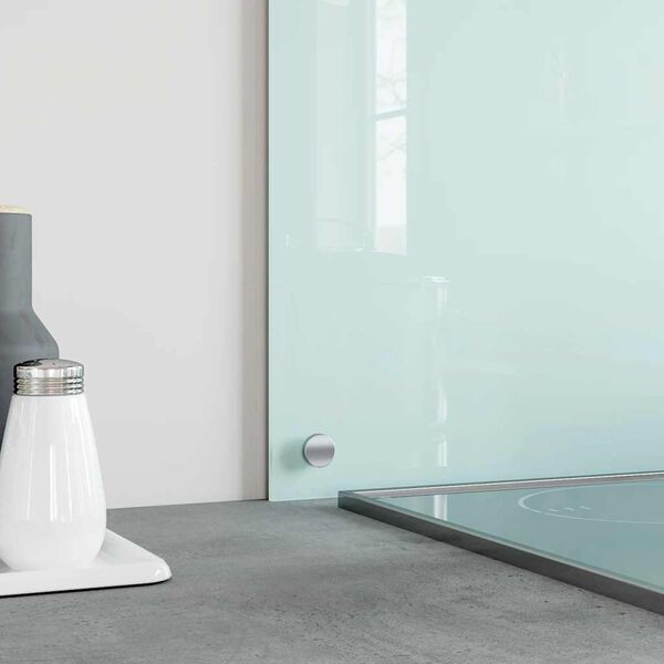 vidaXL Panou antistropi de bucătărie, culoare lapte, 100x60 cm sticlă securizată