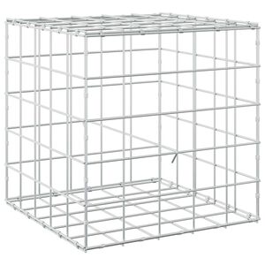 vidaXL Gabion cu Fir de 5 mm și Plasă de 10x10 cm 50x50x50 cm