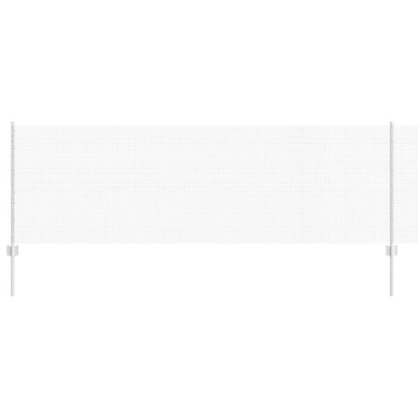 vidaXL Gard cu St&acirc;lp Argintiu 0,8 x 10 m Oțel