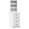 vidaXL Bufet Alb 40 x 41 x 135 cm Lemn prelucrat