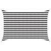 vidaXL P&acirc;nză de umbră 2 x 3,5 m HDPE Dreptunghiular Antracit și Alb
