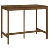 vidaXL Masă de bar, maro miere, 140x80x110 cm, lemn masiv de pin
