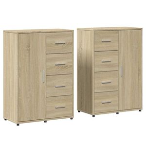 vidaXL Dulapuri, 2 buc., stejar sonoma, 60x31x84 cm, lemn prelucrat