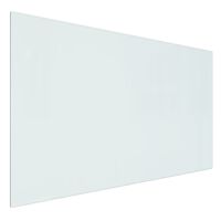 vidaXL Placă de sticlă pentru șemineu, dreptunghiulară, 100x60 cm