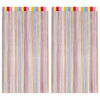 vidaXL Perdele șir 2 buc Multicolor 100x250 cm