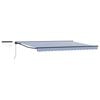 vidaXL Cort electric retractabil Albastru, Alb, Antracit 4 x 2 m